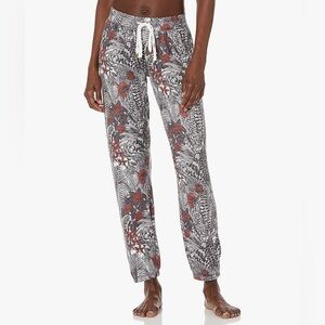 PJ Salvage Floral Sienna Banded Jogger Pajama Pant Size Small Soft Loungewear